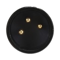 Pikkukuva 3 / 5: RCA-liitin naaras XLR-liitin uros kullattu audioliitin mikseriin, mikrofoniin, musta