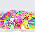 Miniatyrbild 3 av 8: 100 st sömnadsmarkörer i låda, färgglada plastmaterial, virkade låsmarkörer för markering och räkning