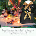 Miniatyrbild 5 av 7: Eleganta presentpåsar i papper med band, vattentät yta skyddar innehållet för studentfiranden, Thanksgiving (8 st)