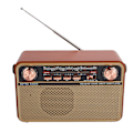 Miniatyrbilde 5 av 5: FM/AM/SW Radio Bærbar USB-lading Radiomottaker for U Disk Bluetooth Minnekort Hjem