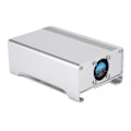 Miniatyrbild 3 av 5: V1 Aluminiumlegering Metallfodral med DC 5V Kylfläkt för Raspberry Pi 3 b 2 b RPB +(Silver )