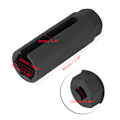 Miniatyrbillede 3 af 3: Universal bil O2 Oxygen Sensor Fjernelse Stikdåse 7/8\" 22mm 3/8\" Drive Værktøj