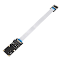 Miniatyrbillede 3 af 5: NGFF Key AE til Mini PCIE forlængerledning MINI PCIE WIFI netværkskort til M.2 bundkort