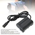 Miniatyrbilde 7 av 8: EL15 DC-kobling Dummy Batteri DC-kobling Strømadaptersett for Nikon D7000 D7200 D7500 D500 D610 D750 100‑240VEU Plugg