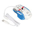 Miniatyrbilde 1 av 5: Kablet spillmus med 10 knapper, makroprogrammerbar, 13 RGB-lysmoduser, 6 hastigheter, 12800 dpi, kablet RGB-spillmus