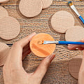 Miniatyrbild 2 av 8: Träpluggar 35 mm, 10 st Träprydnadshantverk, Naturligt träslöjd, Träskruvskydd, DIY Hantverksprojekt Konsttillbehör, Träkorkar för försegling