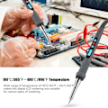 Miniatyrbillede 7 af 8: 180-480℃ Digitalt LCD Loddejern Indvendig Opvarmning Elektrisk Loddejern