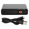 Miniatyrbilde 1 av 5: HDMI Audio Return Optisk Koaksial Digital til Analog DAC Konverter Adapter Forsterker