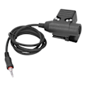 Miniatyrbillede 4 af 5: U94 PTT-kabel stikadapter passer til YAESU Vertex VX‑6R/VX‑7R Walkie Talkie