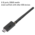 Miniatyrbilde 6 av 8: Trådløs for Zigbee Sniffer Bare Board USB-grensesnitt med antennefangstpakke-modul CC2540
