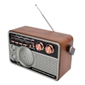Miniatyrbillede 4 af 5: FM/AM/SW Radio Bærbar Bluetooth Genopladelig USB Højttaler til U Disk/Hukommelseskort
