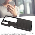 Miniatyrbillede 4 af 5: Ægte læderetui foldbart foldbart mobiltelefonbeskyttelsescover til Oppo Find N2 Flip
