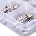 Miniatyrbild 3 av 5: 100 st 5*20mm 6*30mm sortiment bilglas säkring rör kit 0.2A 0.5A 1A 2A 3A 5A 10A 15A 20A 30A
