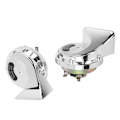 Miniatyrbillede 8 af 8: 2 stk. Bilhorn 510Hz 115Db Sølv Universal til alle 12V lastbiler RV motorcykler UTV ATV