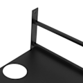 Miniatyrbillede 3 af 5: Vægmonteret projektorhylde i aluminium, flydende projektorhylder til router, tv-boks, dvd-afspiller, kabelboks