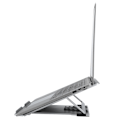 Miniatyrbillede 6 af 8: Bærbar skrivebordsstativ til bærbar computer, MacBook, notebook, tablet, justerbar, foldbart beslag, sølvgrå