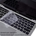 Miniatyrbilde 1 av 5: Ultra tynn tastaturbeskytter kompatibel med MacBook Pro med Touch Bar 13/15 tommer (A1706 / A1707) skin -US layout