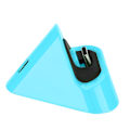Miniatyrbillede 3 af 5: Bærbar Trekantet Type C Opladningsbase Metal Bund Oplader til Switch / Lite Vært (Blå Grøn)