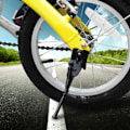 Miniatyrbillede 3 af 5: Børnecykel støtteben til børn cykel parkering stand støttefod (18 tommer)