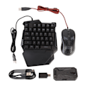 Miniatyrbild 2 av 8: Tangentbordsomvandlare Set Tyst Design Plug and Play SpelTangentbord och Musomvandlare för PS4 för XboxONE för Switch