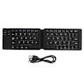 Miniatyrbillede 1 af 5: Foldbar Bluetooth-tastatur - Slank lommestørrelse - Bærbar trådløs tastatur til Windows7 8 Tablet Notebook Mobiltelefon