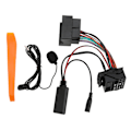 Miniatyrbillede 2 af 8: Bluetooth5.0 AUX IN-adapter 12-benet håndfri mikrofonerstatning til OPEL CD30 Mp3 CDC40 CD70 DVD90