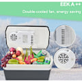 Miniatyrbillede 5 af 5: Elektrisk køler 24 liter termoelektrisk A++ 12V 230V holder koldt & varmt Bil og Camping sort
