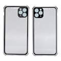 Pikkukuva 1 / 8: AntiPeep magneettinen adsorptio puhelimen kotelo Kaksinkertainen lasikansi iPhone 11 Pro Maxille