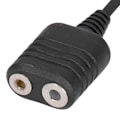Pikkukuva 3 / 5: 2 kpl Walkie Talkie -äänikaapeliadapteri Kuulokemikrofonisovitin UV‑9R Plus K -porttiin 2-napainen kuulokemikrofoni