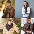 Pikkukuva 5 / 5: Miesten ylellinen pehmeä lämmin elegantti ruudullinen vanhempi kashmir-tuntuma lämmin
