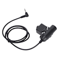 Miniatyrbillede 4 af 5: U94 PTT Headset System Adapter PU Træktråd Headset Militær Adapter til Yaese VX‑3R