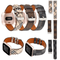 Miniatyrbilde 1 av 5: Kompatibel med Fitbit Versa-reimer, lærreim-erstatning Wr