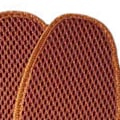 Miniatyrbillede 3 af 8: Bambus Kul Deodorant Mesh Indlægssåler Åndbar Absorberer Sved Sko Pads til Mænd Kvinder Khaki 42