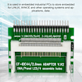 Miniatyrbilde 3 av 5: Kompakt Flash CF minnekort til 2,5-tommers 44Pin IDE bærbar SSD HDD adapterkort