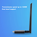 Miniatyrbillede 7 af 8: Trådløst netværkskort W50L 5DB RTL8812AU 1200M Dual Band USB 3.0 Interface WiFi-adapter til Android til Win