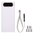 Pikkukuva 1 / 5: L16 16x18650 DIY Power Bank 2 USB-lähtöä 22,5 W:n pikalataus Akun kotelo LCD-näytöllä ja Micro Type C -tulolla