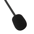 Miniatyrbillede 3 af 5: Aftageligt mikrofon til gaming-headset med 3,5 mm stik, støjreducerende, aftagelig mikrofon til Logitech G735 videospil, livestreaming