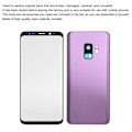Pikkukuva 7 / 8: Puhelimen takakannen lasikotelo, etupaneeli lasilinssi, vaihtosettisarja Samsung S9 G960 - Violetti