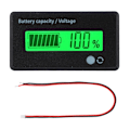 Miniatyrbild 1 av 5: GY-6D PCB HTN Ljud- och ljuslarm Batterikapacitetsmonitor Indikator Display 12-84V (grönt ljus)