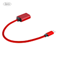 Miniatyrbild 4 av 5: Typ-C OTG-datakabel USB-adapter OTG-adapterkonverter Micro USB-kablar AUX-ljudkabeladapter för Android