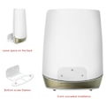 Miniatyrbild 2 av 5: Orbi Väggfäste, Stilrent Väggfäste Erbjuder Problemfri Installation För Din Router, Perfekt För Att Förbättra Wi-Fi-täckningen I Hemmet Och