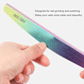 Miniatyrbillede 7 af 8: Professionelle neglefile Vaskbare dobbeltsidede neglefile Manicure Pedicure Neglebufferfiler 100/100