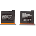 Miniatyrbillede 6 af 8: Reservebatteri 2 og LED 3-kanals USB-lader DC 5V 2‑4A Kamera Tilbehør til DJI Osmo Action Kamera