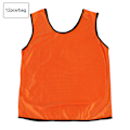 Miniatyrbillede 5 af 5: 12 stk. Trøjer Ærmeløse Voksne Fodbold Basketball Træning Hold Veste Gruppering Orange