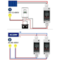 Miniatyrbild 3 av 5: Solcellsbrytare, DC miniatyrbrytare säkerställer pålitlig effektkontroll för solsystem, 2P 1000V 50A med hög brytförmåga