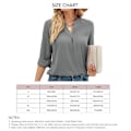 Miniatyrbild 4 av 4: Dam Långärmad Topp Enfärgad V-ringning Lös Passform Pullover Blus för Vardagsbruk Arbete Gata Grå S