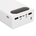 Miniatyrbilde 3 av 8: L20 18650 Batteriholder 10W DIY Mobil Powerbank Etui Bærbar Batterilader med LCD-skjerm for 20 Batterier Hvit