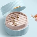Miniatyrbillede 4 af 5: Lille smykkeskrin til ringe - Mini rejse smykkeskrin - Bærbar opbevaringsboks til ringe og øreringe, gaver
