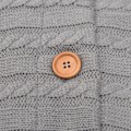 Miniatyrbild 5 av 6: Bedårande Babyfilt, Vagnfilt för Unisex Omlott & Säsongskomfort (Ljusgrå)