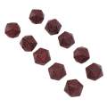 Miniatyrbild 3 av 5: 10 st polyhedral tärningar akryl bordsspel tärningar mångsidig för